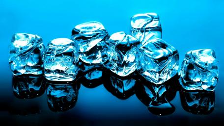 Ice cubes wallpaper