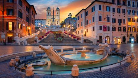 Spanish Steps (Rome, Italy) wallpaper