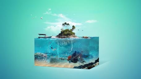 Angular world wallpaper