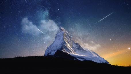 Shooting stars wallpaper