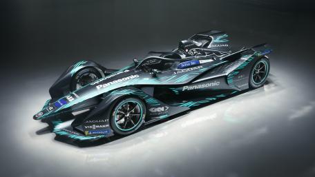 Jaguar E-type Zero Formula E racing car wallpaper