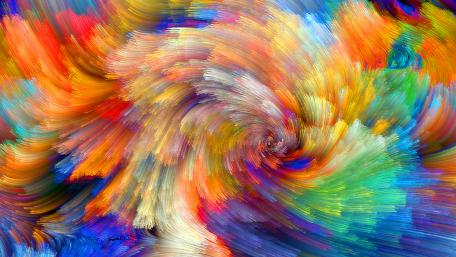 Vibrant colorful abstract wallpaper