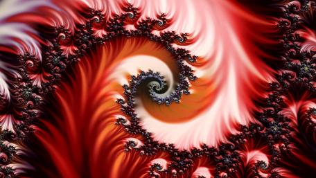 Vivid Swirls of Fractal Elegance wallpaper