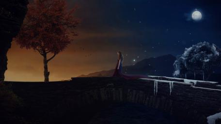 Lone girl wallpaper