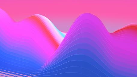Purple waves wallpaper