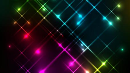 Neon Dreamscape Light Show wallpaper