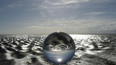 Glass Crystal Ball wallpaper