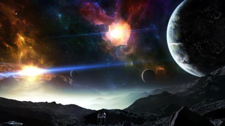 Living in an alien planet wallpaper
