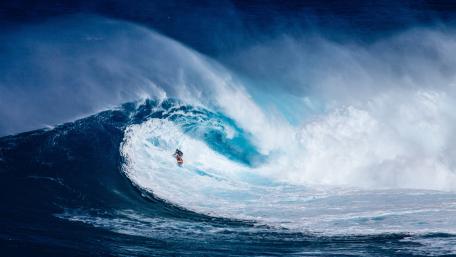 Riding the Perfect Wave wallpaper