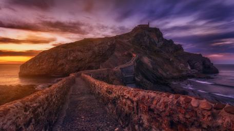 San Juan de Gaztelugatxe (Bermeo, Spain) wallpaper
