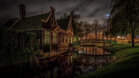 Zaanstad village (Netherlands) wallpaper