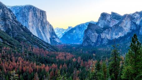 Yosemite National Park, Yosemite Valley Tunnel View wallpaper