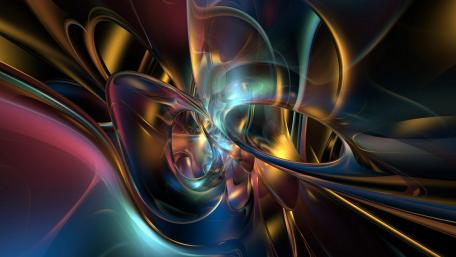 Ethereal Swirls of Light and Color wallpaper