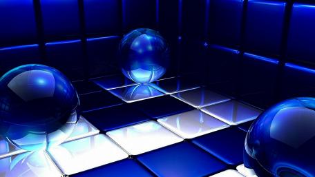 3D balls wallpaper