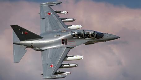 Yakovlev Yak-130 airplane wallpaper