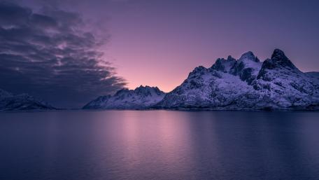 Purple Twilight Serenity wallpaper