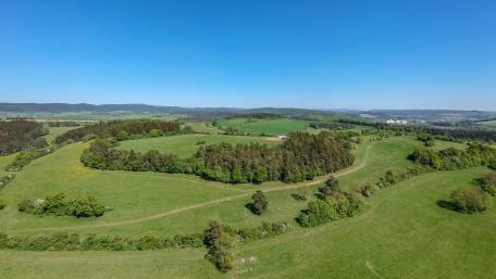 Vast Serenity of Rolling Green Hills wallpaper