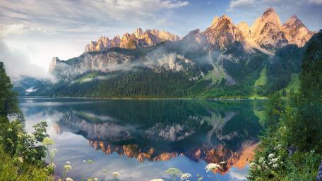 Gosauseen lake wallpaper