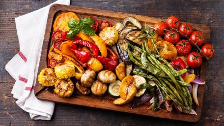 Grilled vegetables wallpaper