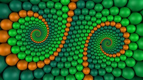 3D Bubble fractal wallpaper