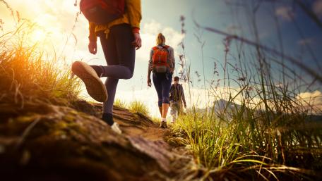 Mountain walk wallpaper