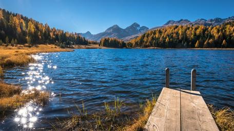 Lej da Staz (Lake of Staz) wallpaper