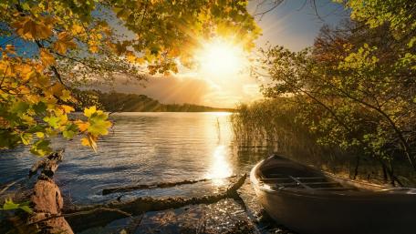 Autumn sunshine wallpaper