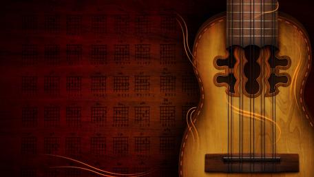 Melodic Harmony in Wood Textures wallpaper