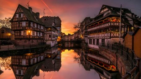 Maison des Tanneurs restaurant, Strasbourg wallpaper