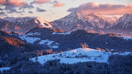 Saint Thomas church (Slovenia) wallpaper