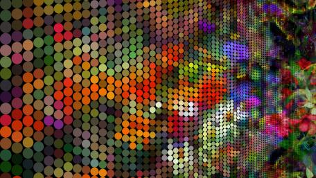 Flowers Pixel Art wallpaper