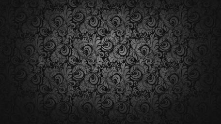 Elegant Dark Floral Design wallpaper