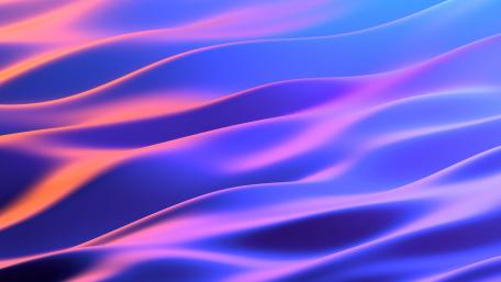 Flowing Neon Dunes in Purple Hues wallpaper