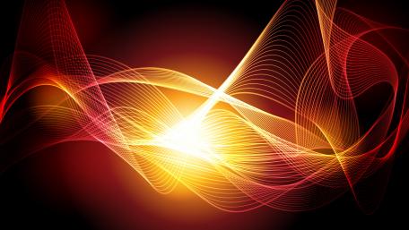 Orange abstraction wallpaper