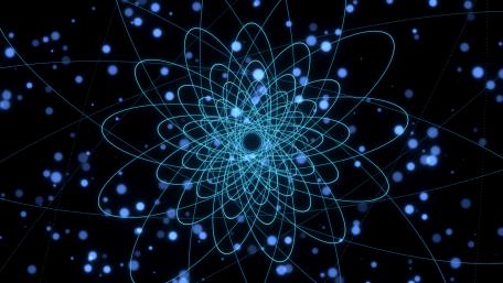 Vector Atom Model wallpaper