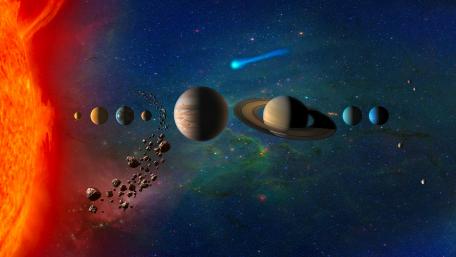 Solar System wallpaper