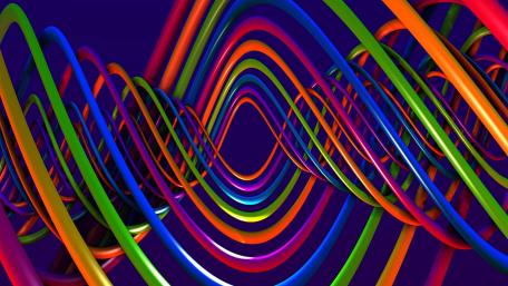 Neon Vortex Symphony wallpaper
