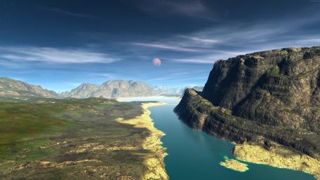 Fantasy landscape wallpaper