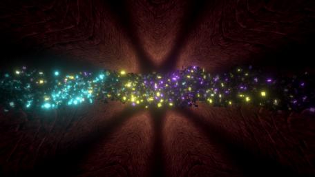 Geometric Galaxy wallpaper