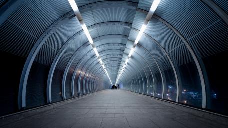 Poplar DLR station wallpaper