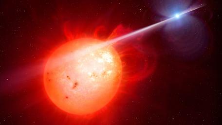 AR Scorpii pulsar wallpaper