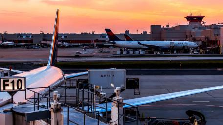 Atlanta Airport Sunset wallpaper
