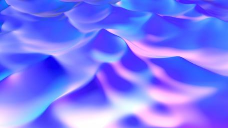 Electric Blue Liquid Waves Wallpaper Art wallpaper
