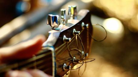 Guitar fingerboard strings wallpaper