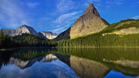 Swiftcurrent Lake, Glacier National Park wallpaper