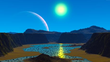 Alien planet wallpaper