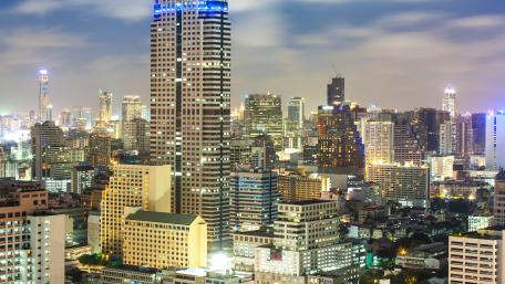 Shanghai city lights wallpaper