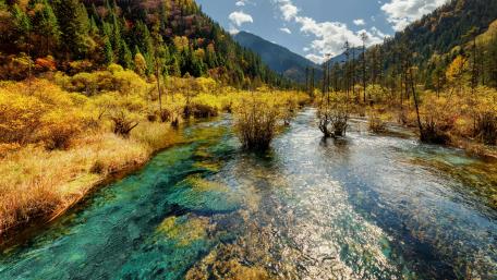 Jiuzhaigou valley wallpaper