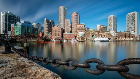 Boston skyline wallpaper