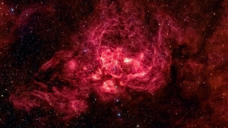Reddish nebula wallpaper